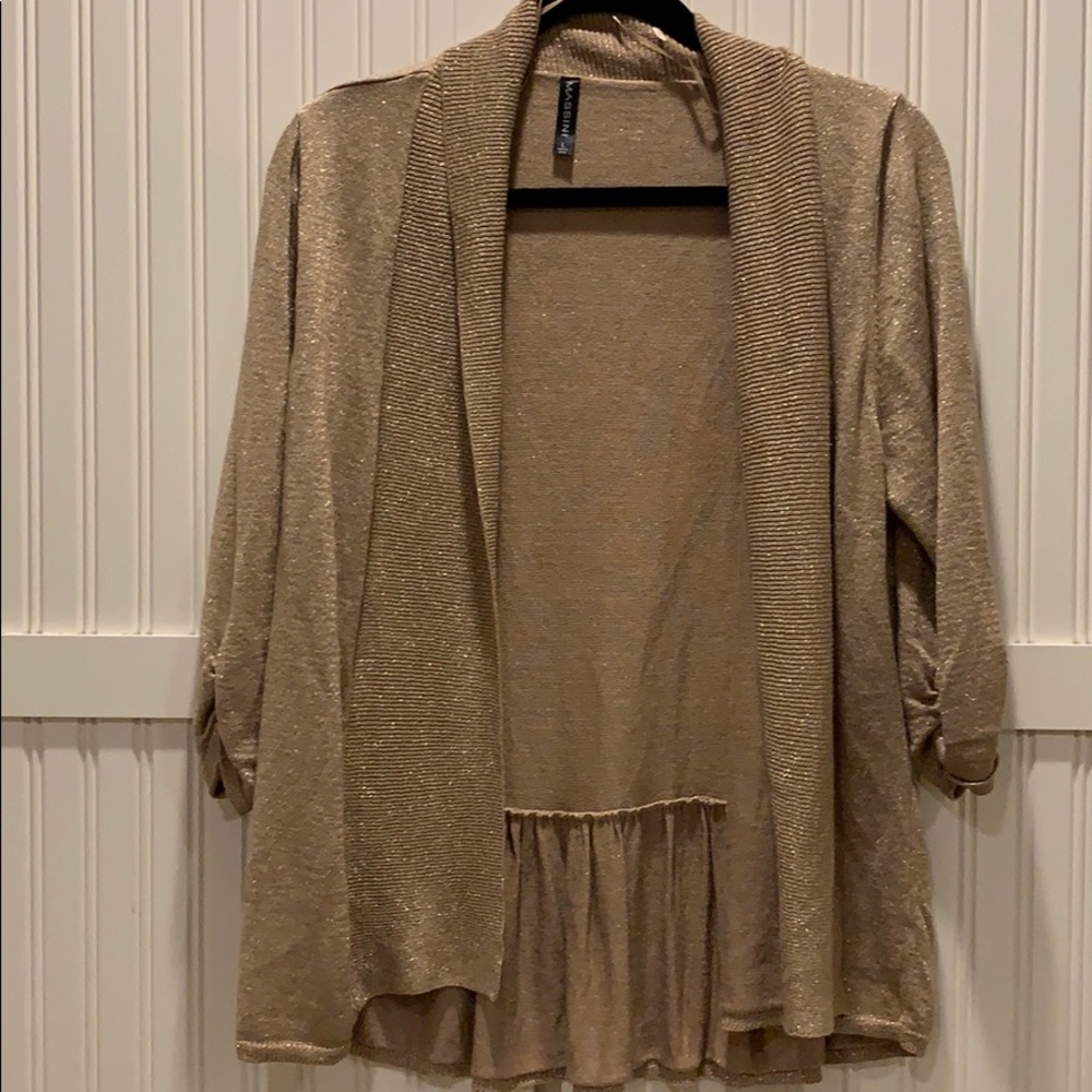 Massini gold sweater Size L